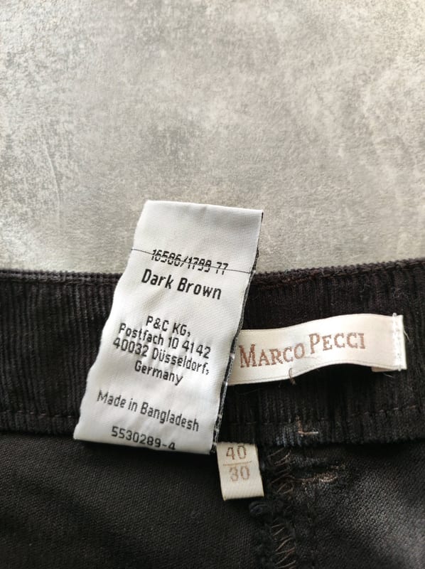 Damen Cordhose in Dunkelbraun, gerade geschnitten – Größe 40 – Bild 4 von 6