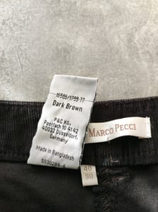 Damen Cordhose in Dunkelbraun, gerade geschnitten – Größe 40 – Bild 4 von 6