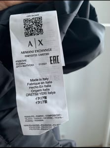 Herren Windbreaker-Jacke mit Kapuze, Schwarz-Blau gemustert – Größe XL – Bild 3 von 4