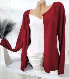 Damen Gr 42- 44 Street One feiner Strick Cardigan Pullover – Bardo – Bild 4 von 8