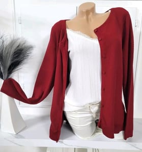 Damen Gr 42- 44 Street One feiner Strick Cardigan Pullover – Bardo – Bild 7 von 8