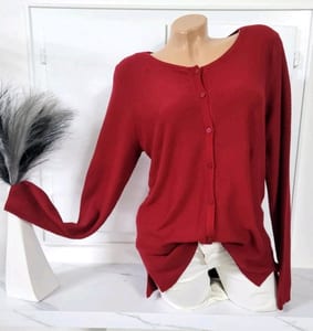 Damen Gr 42- 44 Street One feiner Strick Cardigan Pullover – Bardo – Bild 8 von 8