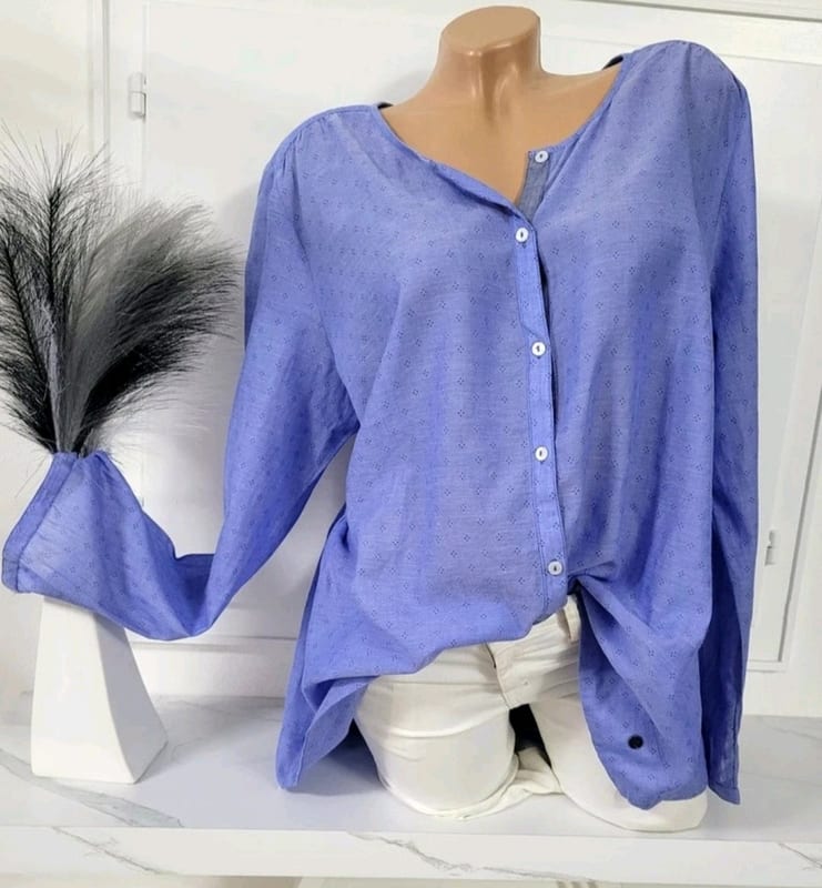 Gr 48 Women Essentials by Tchibo Tunika – Blau – Bild 4 von 7