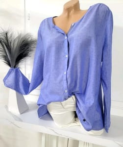 Gr 48 Women Essentials by Tchibo Tunika – Blau – Bild 3 von 7