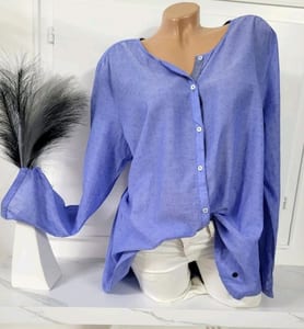 Gr 48 Women Essentials by Tchibo Tunika – Blau – Bild 4 von 7