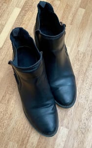 Schwarze Chelsea Boots mit Absatz – Damen – Größe 37 – Bild 6 von 8