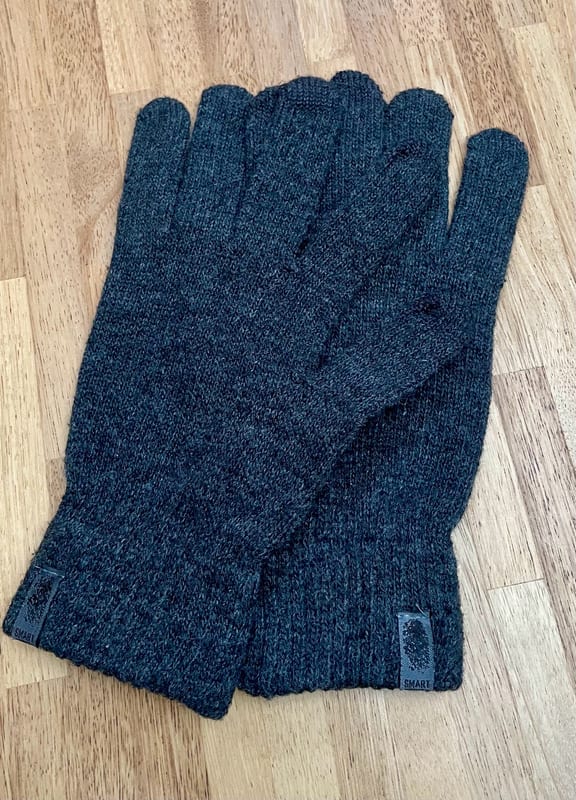 Strickhandschuhe Herren, dunkelgrau meliert – Einheitsgröße – Bild 3 von 5