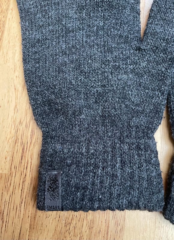 Strickhandschuhe Herren, dunkelgrau meliert – Einheitsgröße – Bild 5 von 5