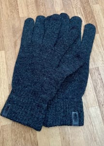 Strickhandschuhe Herren, dunkelgrau meliert – Einheitsgröße – Bild 3 von 5