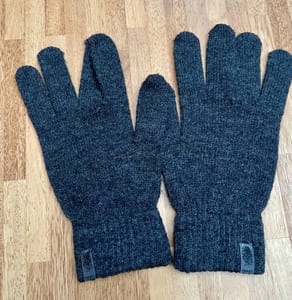 Strickhandschuhe Herren, dunkelgrau meliert – Einheitsgröße – Bild 4 von 5