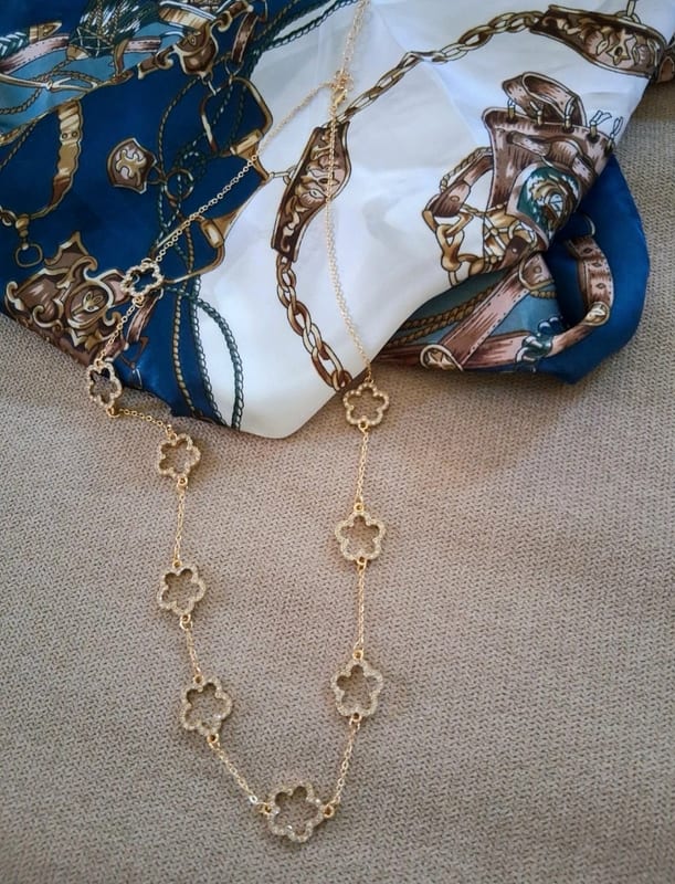 Damen Halskette Cloverleaf goldfarben – Bild 3 von 5