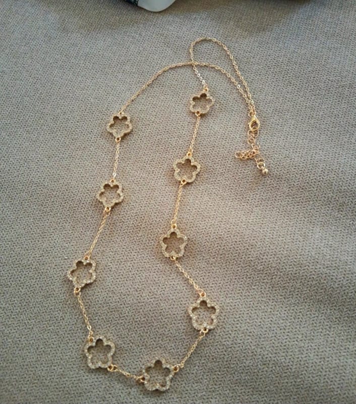Damen Halskette Cloverleaf goldfarben – Bild 2 von 5