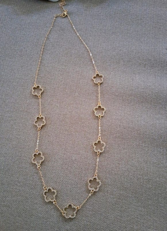 Damen Halskette Cloverleaf goldfarben – Bild 4 von 5
