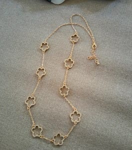 Damen Halskette Cloverleaf goldfarben – Bild 2 von 5