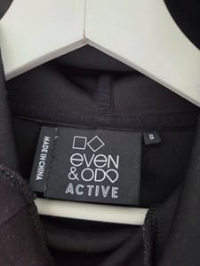 Damen Sport Hoodie Active Schwarz Pullover – Größe S – Bild 4 von 7