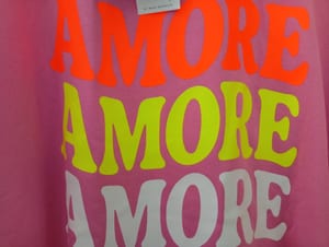 Damen Oversize-Sweatshirt in Pink mit Herz-Motiv – Größe 46 – Rosa – Bild 3 von 3