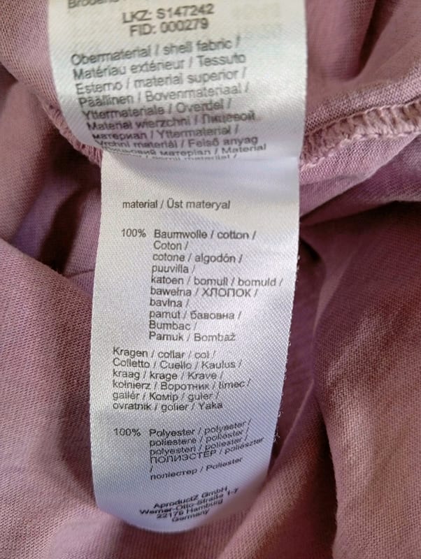 Damen Langarmshirt mit Schriftzug „happy thoughts“ sheego – Größe 44 – Lila – Bild 3 von 3
