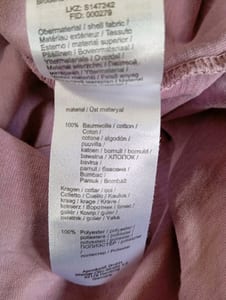 Damen Langarmshirt mit Schriftzug „happy thoughts“ sheego – Größe 44 – Lila – Bild 3 von 3