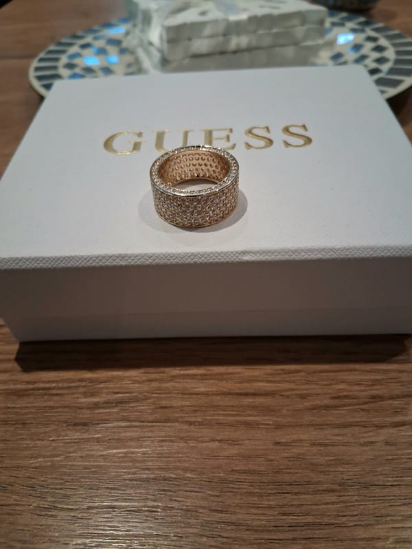 Damen Wunderschöner Pavè Ring goldfarben – Größe 57 – Bild 9 von 9