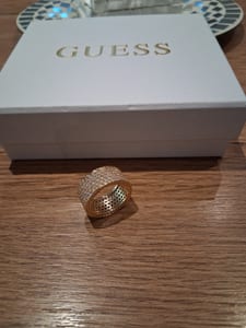 Damen Wunderschöner Pavè Ring goldfarben – Größe 57 – Bild 5 von 9