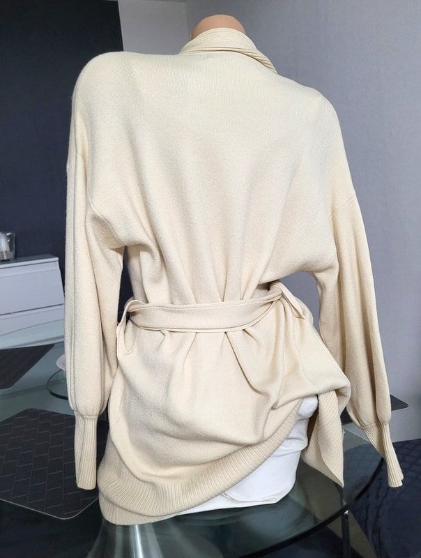 Damen Gr S Strick Jacke -Pullover v. Vero Moda – Creme – Bild 2 von 7