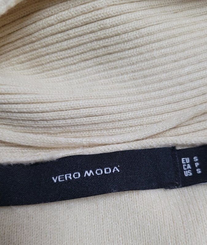 Damen Gr S Strick Jacke -Pullover v. Vero Moda – Creme – Bild 3 von 7