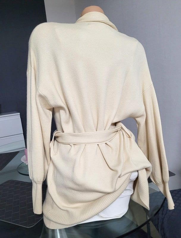 Damen Gr S Strick Jacke -Pullover v. Vero Moda – Creme – Bild 4 von 7