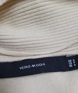 Damen Gr S Strick Jacke -Pullover v. Vero Moda – Creme – Bild 3 von 7