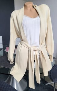 Damen Gr S Strick Jacke -Pullover v. Vero Moda – Creme – Bild 5 von 7