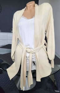 Damen Gr S Strick Jacke -Pullover v. Vero Moda – Creme – Bild 7 von 7