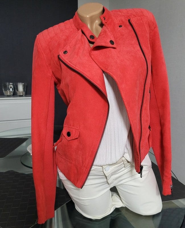 H&M Damen Jacke Gr 36 S Top Zustand – Rot