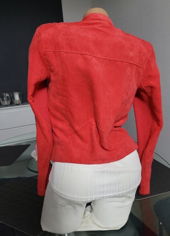 H&M Damen Jacke Gr 36 S Top Zustand – Rot – Bild 7 von 8
