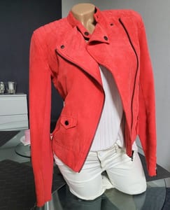 H&M Damen Jacke Gr 36 S Top Zustand – Rot – Bild 3 von 8