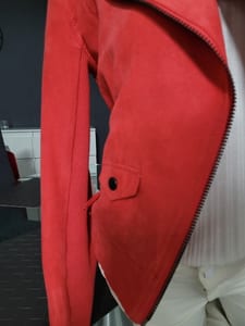 H&M Damen Jacke Gr 36 S Top Zustand – Rot – Bild 4 von 8