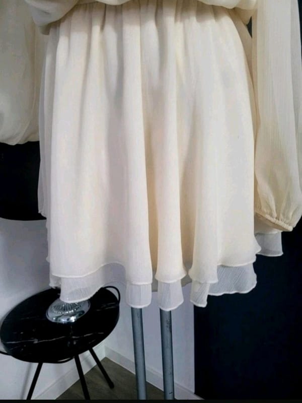 Damen Gr S Kleid v Amisu Neu – Creme – Bild 2 von 6