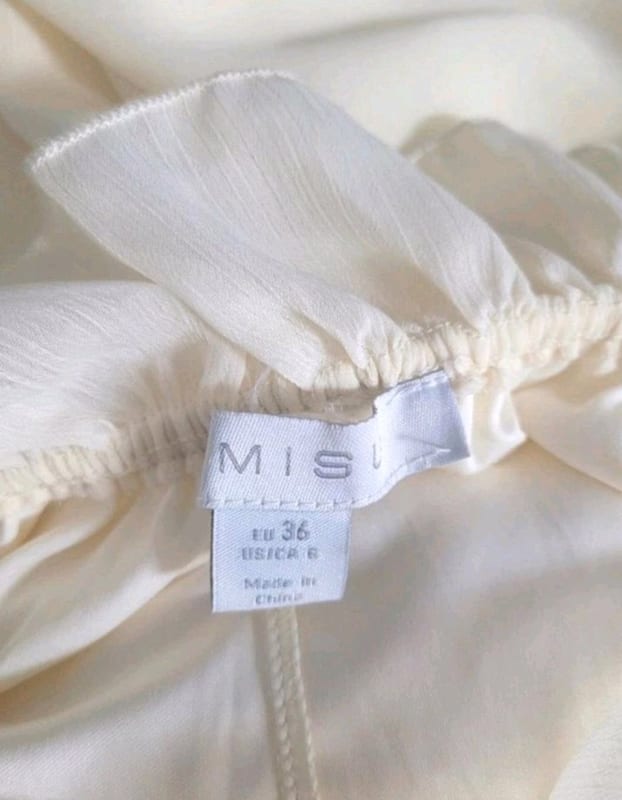 Damen Gr S Kleid v Amisu Neu – Creme – Bild 5 von 6