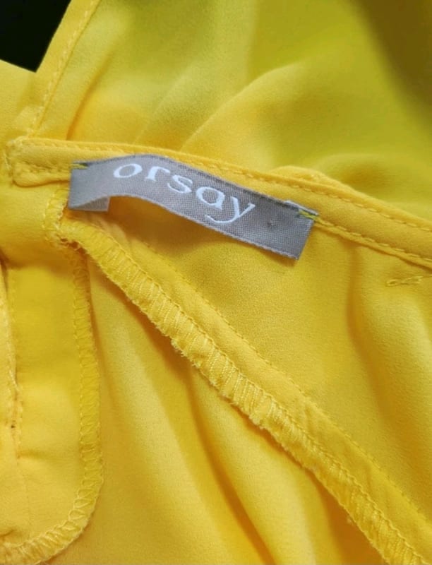 Damen Gr XS Tunika Top v Orsay – Gelb – Bild 2 von 6