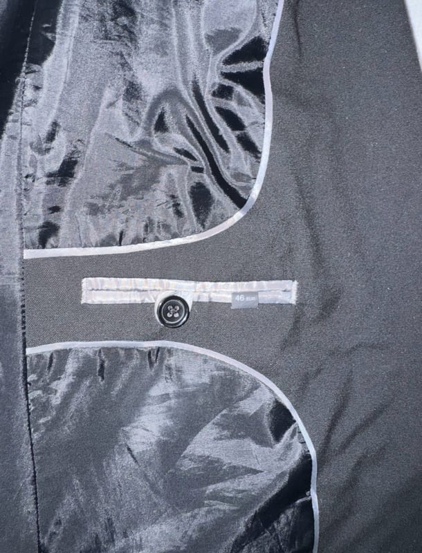 Damen Blazer Black – Größe 46 – Schwarz – Bild 3 von 3