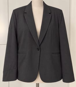 Damen Blazer Black – Größe 46 – Schwarz