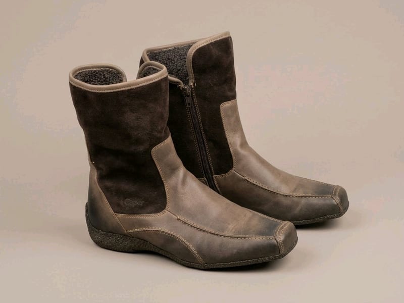 Damen Winterstiefel mit Fellfutter und Reißverschluss – Halbhoch Caprice Gr. 6/39braun