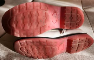 Weiße Lackstiefeletten mit rosa Sohle Mädchen Gr. 36 Catwalk – Bild 6 von 6