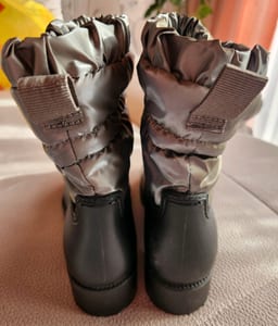 Damen Schneestiefel Boots mit silbernem Steppschaft – Schwarz Graceland Gr. 36 – Bild 5 von 6