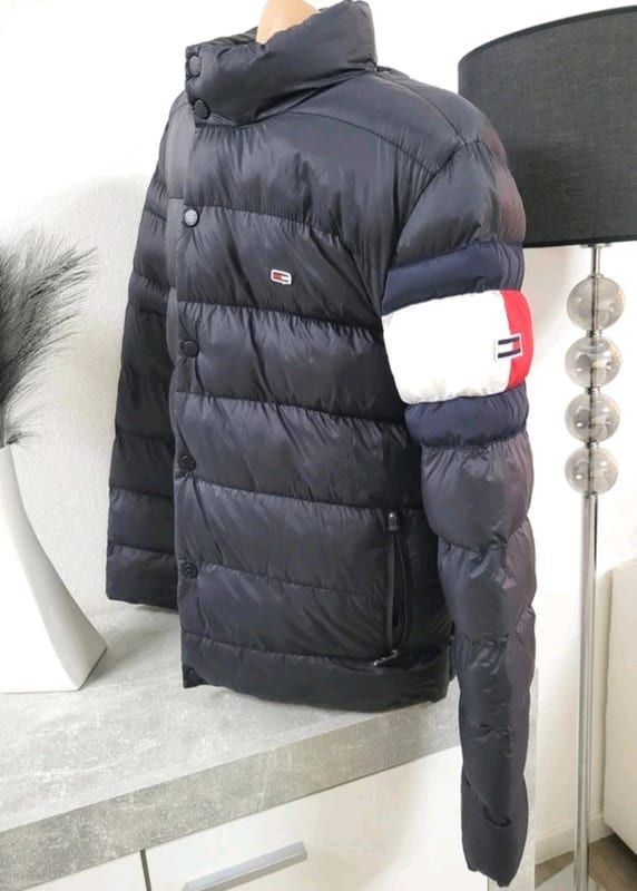 Gr S Herren/ Jungen Jacke v.Tommy Hilfiger – Blau – Bild 2 von 8
