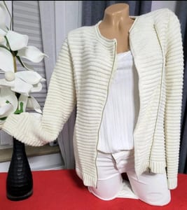 Damen Gr S Strick Pullover v.Okaidi – Creme