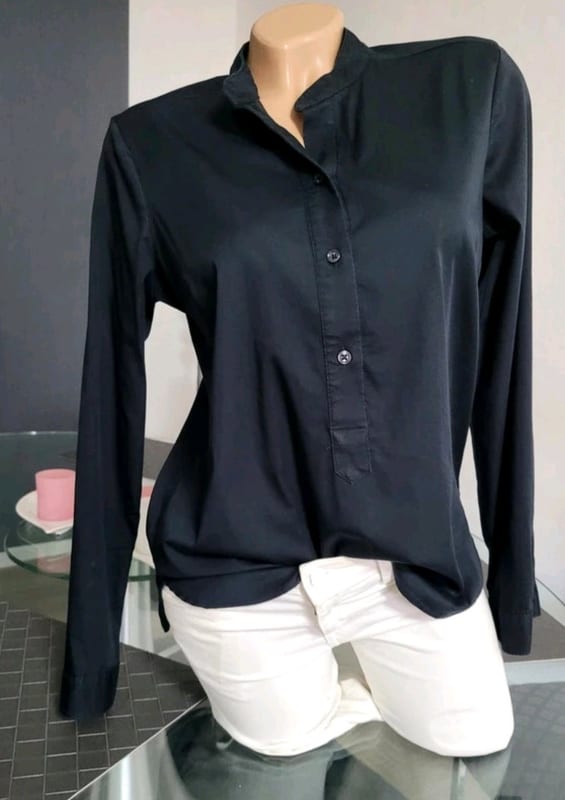 Damen Gr 36 Lawrence Grey Bluse – Schwarz/Grau – Bild 7 von 7