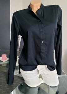 Damen Gr 36 Lawrence Grey Bluse – Schwarz/Grau