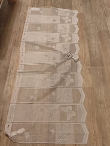 Gardine mit Schmetterlingsmuster Neu Gr.160x 60cm