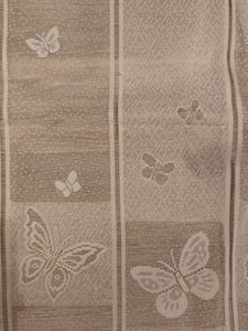 Gardine mit Schmetterlingsmuster Neu Gr.160x 60cm – Bild 3 von 9