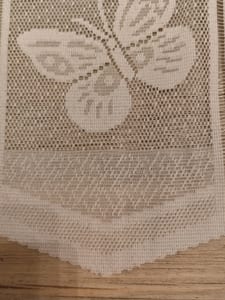 Gardine mit Schmetterlingsmuster Neu Gr.160x 60cm – Bild 4 von 9