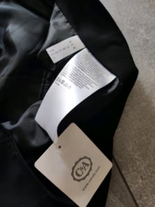 Damen Schwarzer Bleistiftrock mit Schlitz hinten – Größe 42 – Bild 4 von 6